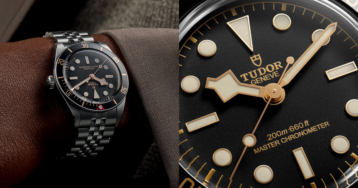 Tudor Black Bay 58腕錶錶盤